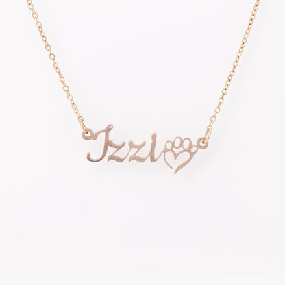 Gift for Dog Mom Personalized Necklace - Mallard Moon Gift Shop