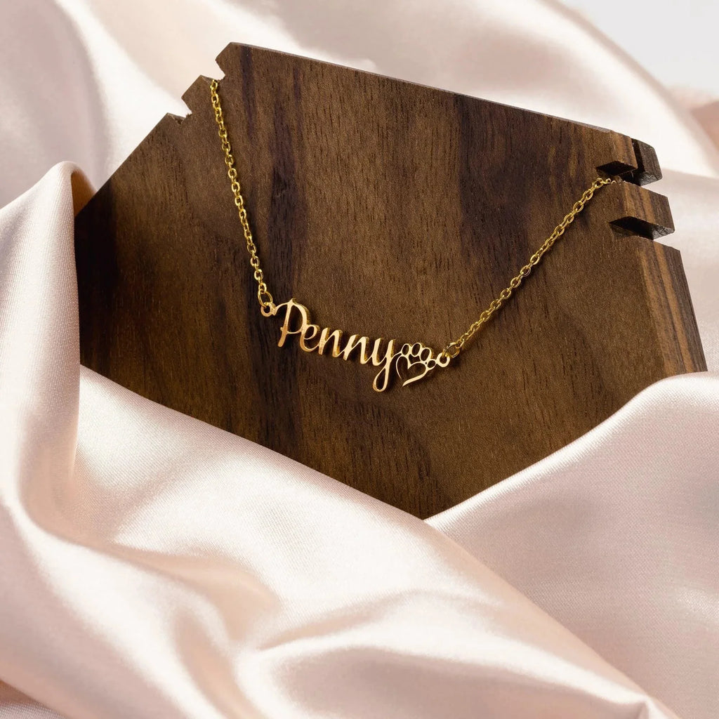 Gift for Dog Mom Personalized Necklace