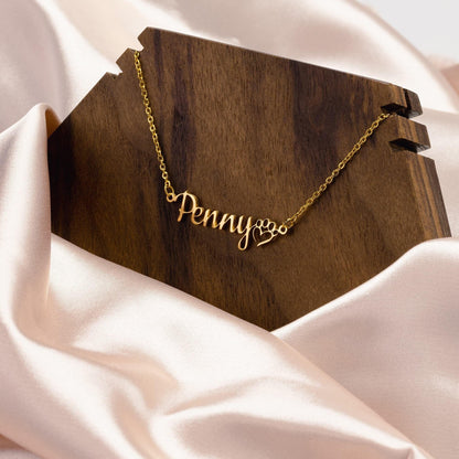 Gift for Dog Mom Personalized Necklace - Mallard Moon Gift Shop