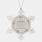 Granddaughter Snowflake Engraved Christmas Ornament You fill Our Hearts With Pure Joy