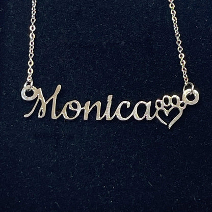 Gift for Dog Mom Personalized Necklace - Mallard Moon Gift Shop