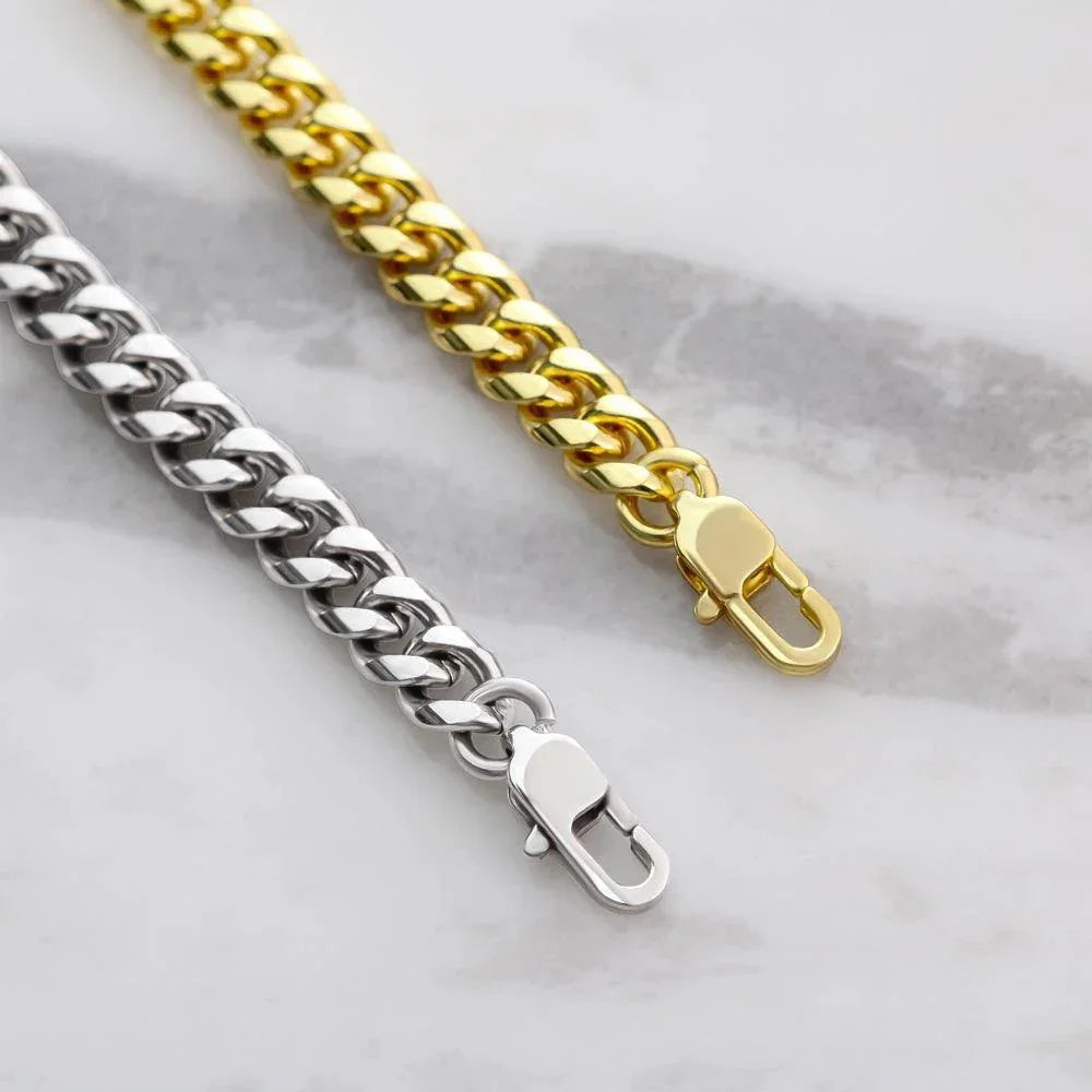 Graduation Gift for Son from Mom Short Thick Chain Necklace