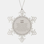 Inspirational Gigi Snowflake Ornament - Behind you, all your Memories, Before you, all your Dreams - Birthday, Christmas Holiday Gifts