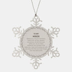 Inspirational Niece Snowflake Ornament - Behind you, all your Memories, Before you, all your Dreams - Birthday, Christmas Holiday Gifts