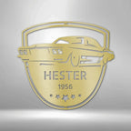 Classic Car Restoration Master Custom Name Indoor Outdoor Steel Wall Sign