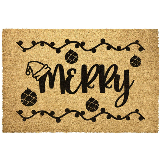 Merry Christmas Outdoor Mat - Mallard Moon Gift Shop