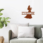 Princess Aurora Personalized Metal Art Wall Sign