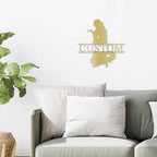 Princess Rapunzel Personalized Name Metal Art Wall Sign