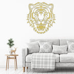 Tiger Metal Art Wall Sign
