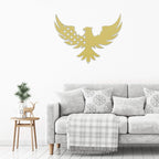 Patriotic Eagle Metal Art Wall Sign