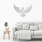 Patriotic Eagle Metal Art Wall Sign