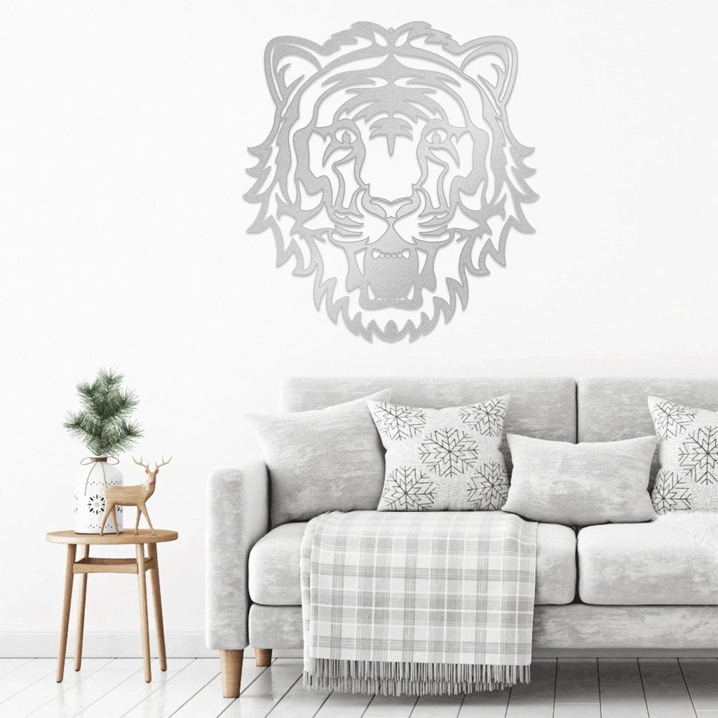 Tiger Metal Art Wall Sign