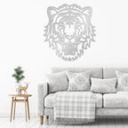 Tiger Metal Art Wall Sign