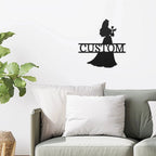 Princess Aurora Personalized Metal Art Wall Sign