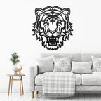 Tiger Metal Art Wall Sign