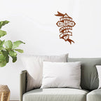 Jesus Saves All Cross Metal Art Wall Sign