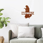 Princess Rapunzel Personalized Name Metal Art Wall Sign