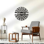Windmill Custom Name Steel Wall Sign Metal Art