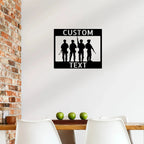 Soldier Custom Name Metal Sign Wall Art