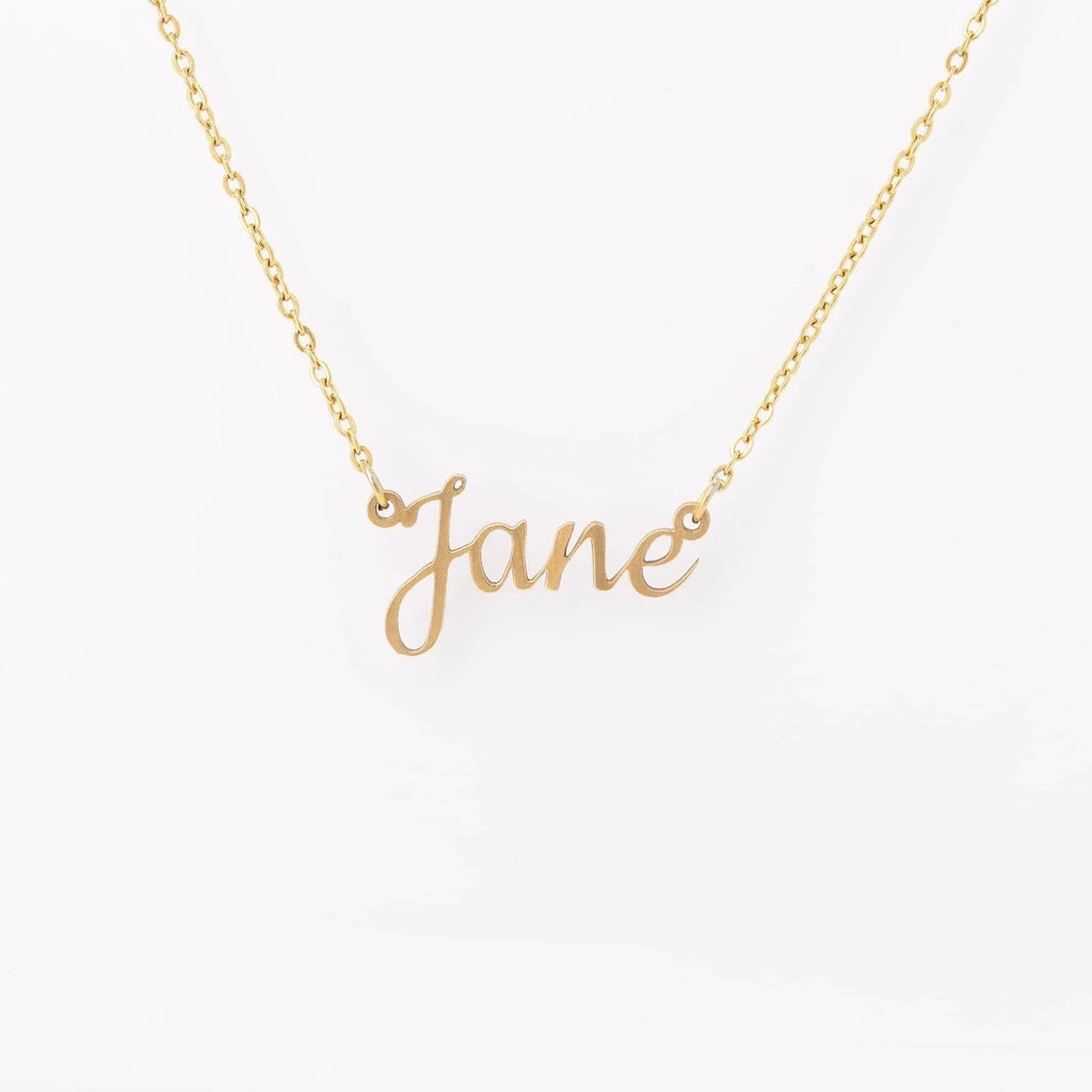 Personalized Script Name Necklace
