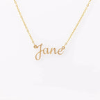 Personalized Script Name Necklace