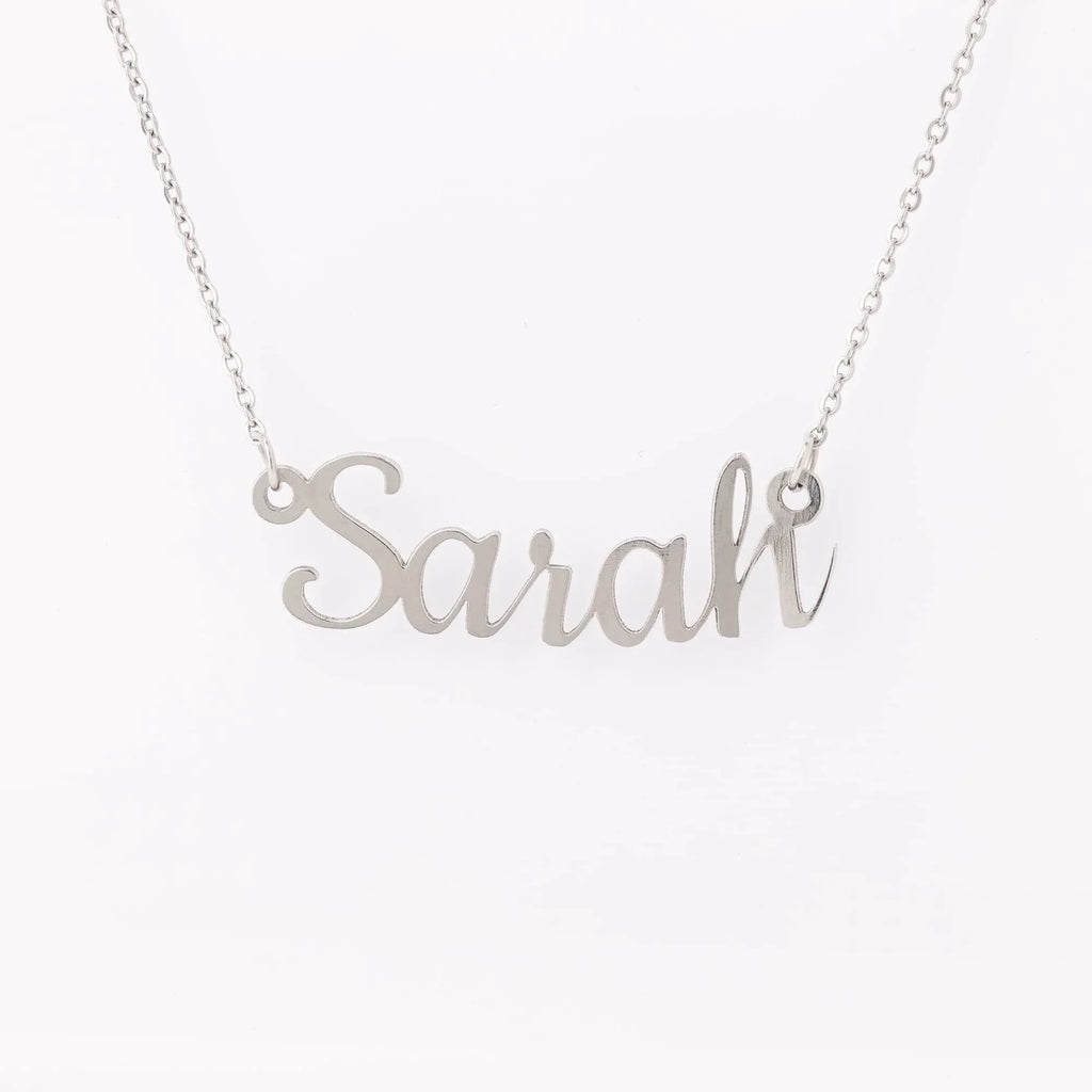 Personalized Script Name Necklace