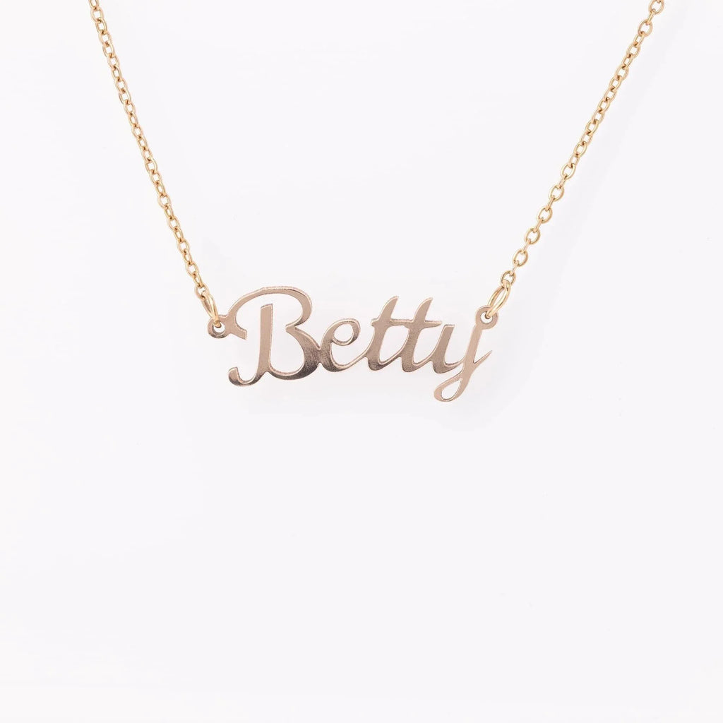 Personalized Script Name Necklace