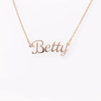 Personalized Script Name Necklace