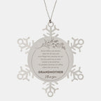 Snowflake Ornament for Grandmother Present, Grandmother Always follow your dreams, never forget how amazing you are, Grandmother Christmas Gifts Decorations for Girls Boys Teen Men Women
