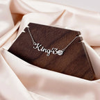 Volleyball Personalized Sports Name Necklace