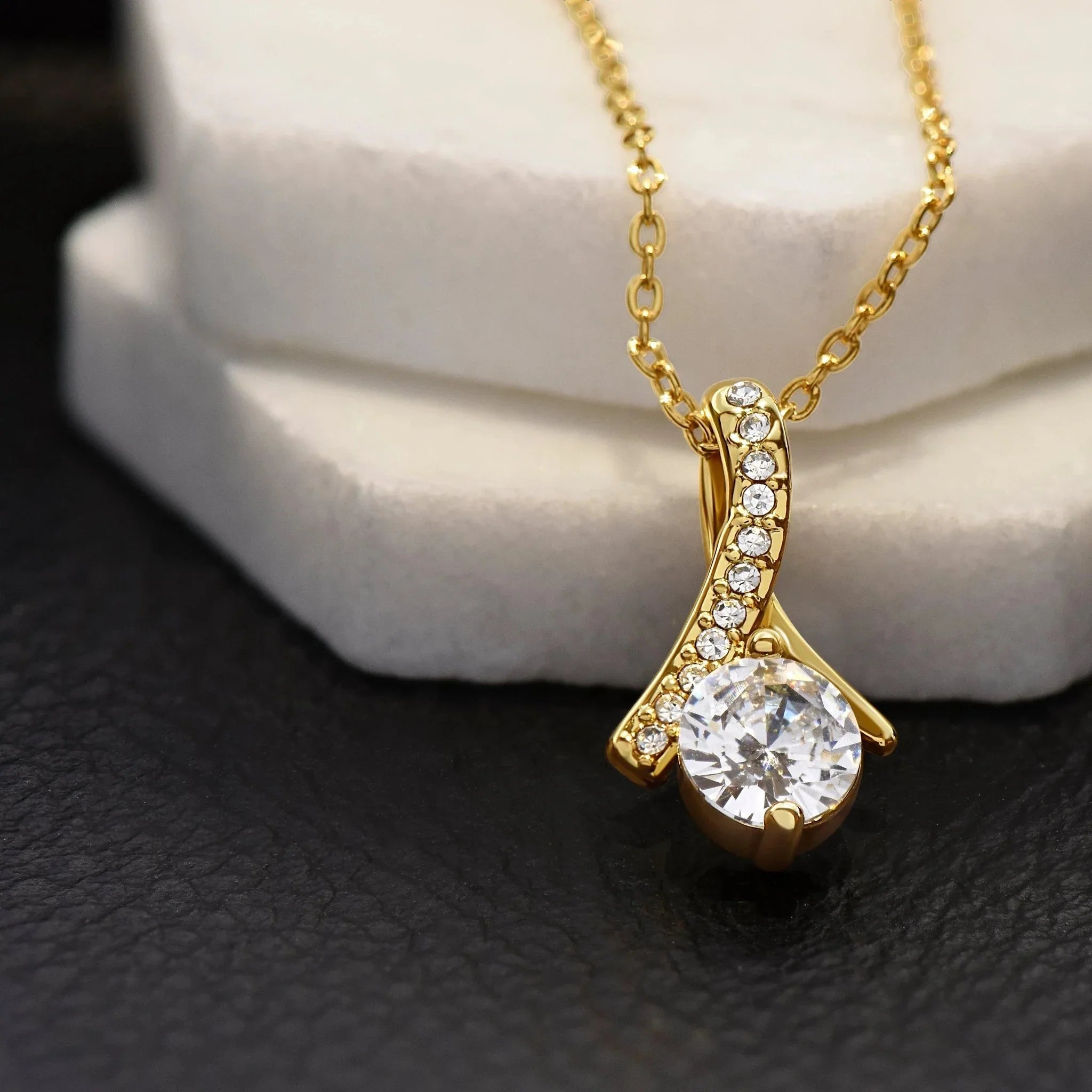 Gift for Niece CZ Pendant Necklace