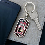 Gift for Army Dad Graphic Keychain
