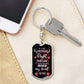 To My Soulmate I Gave My Heart To You Graphic Keychain with Optional Engraved Back - Mallard Moon Gift Shop