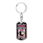 Gift for Army Dad Graphic Keychain