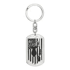 Deer Hunter Custom Engraved Keychain