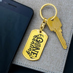 Gone Hunting Custom Engraved Keychain