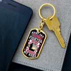 Gift for Army Dad Graphic Keychain