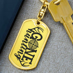 Gone Hunting Custom Engraved Keychain