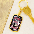 Gift for Army Dad Graphic Keychain