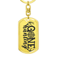 Gone Hunting Custom Engraved Keychain - Mallard Moon Gift Shop