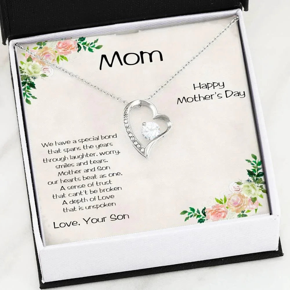 Mother's Day Forever Love Pendant Necklace from Son