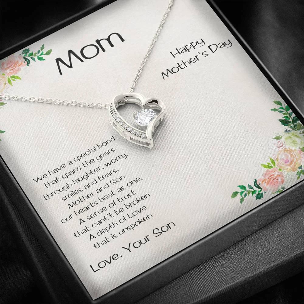 Mother's Day Forever Love Pendant Necklace from Son