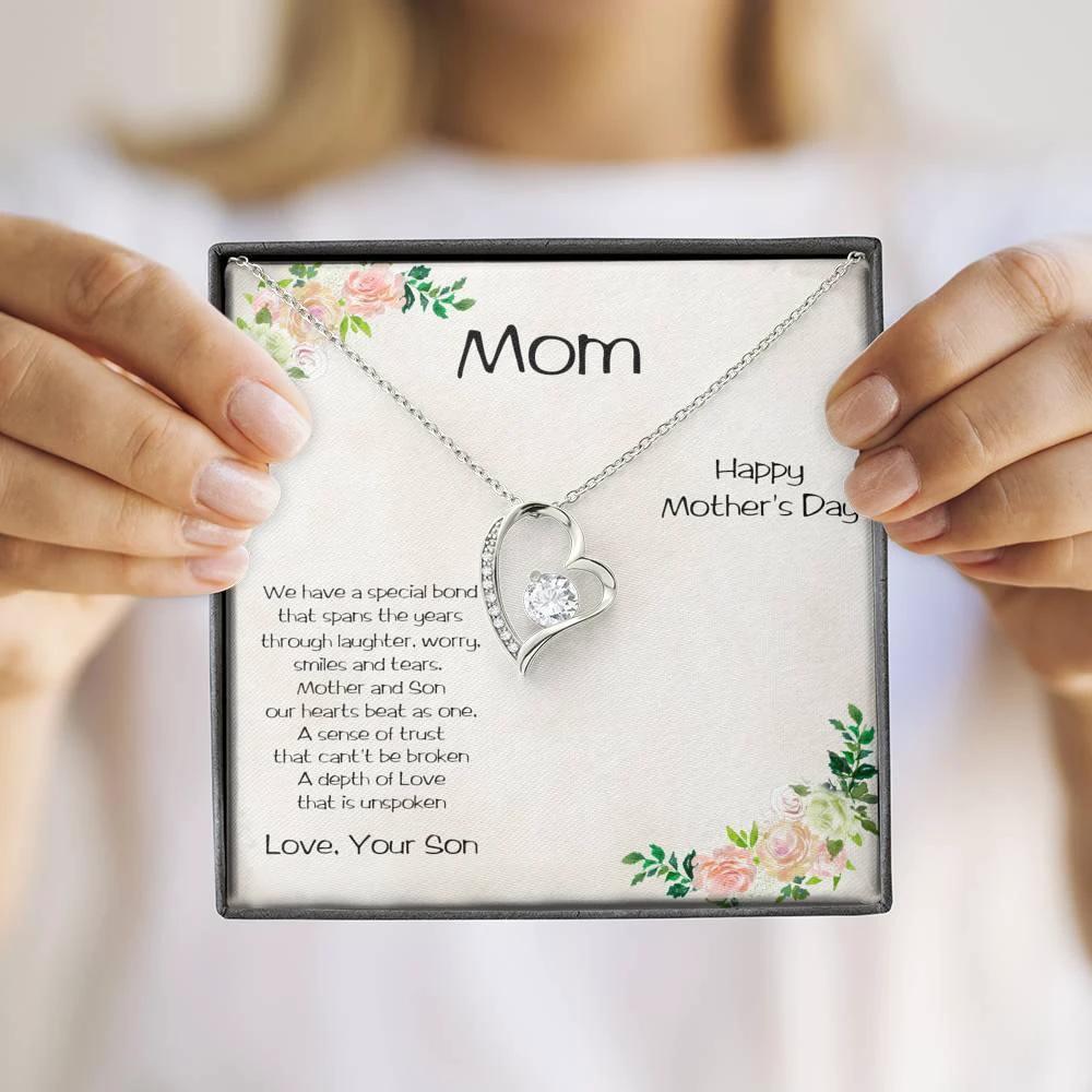 Mother's Day Forever Love Pendant Necklace from Son