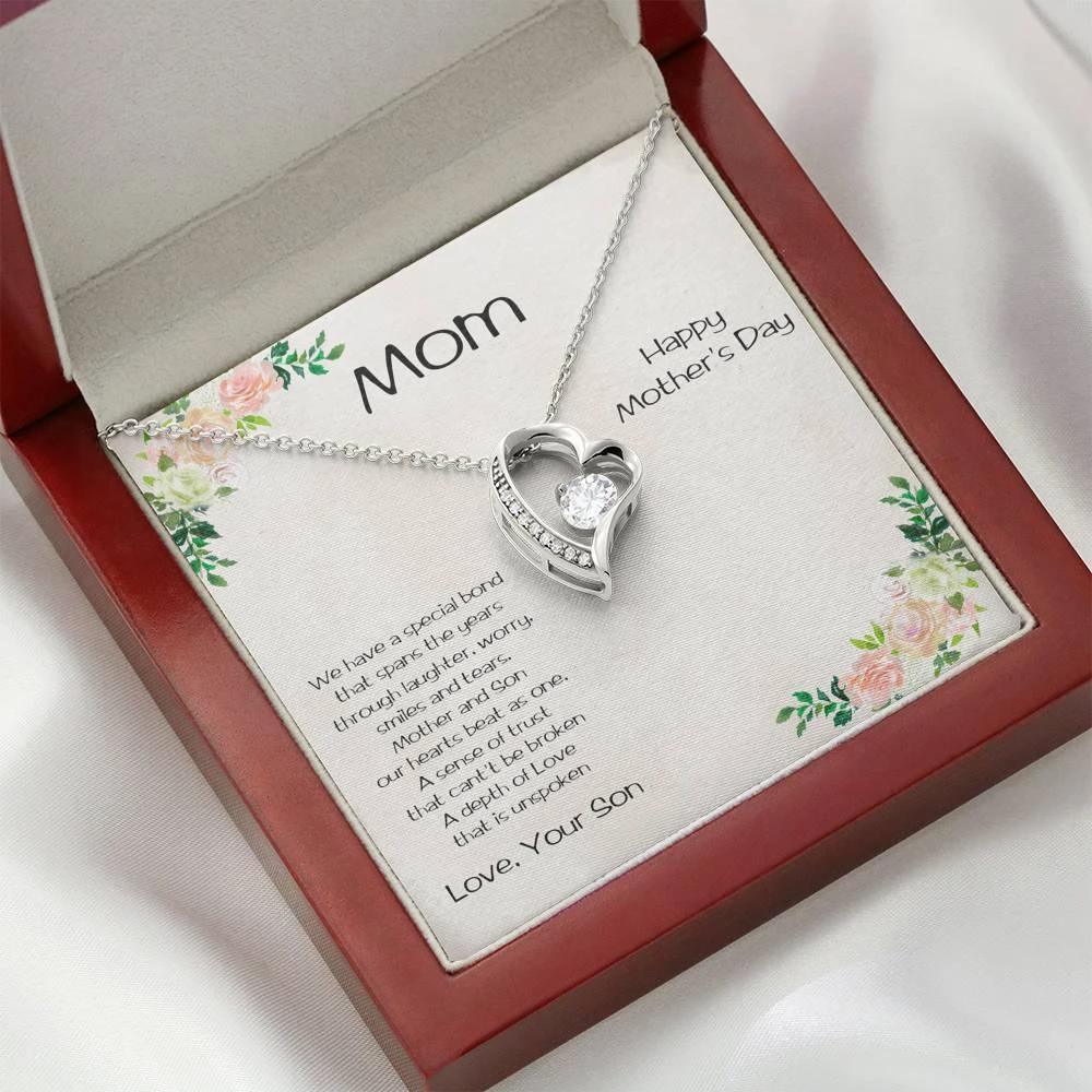 Mother's Day Forever Love Pendant Necklace from Son
