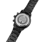 Dad of the Year Award Engraved Back Chronograph Wristwatch