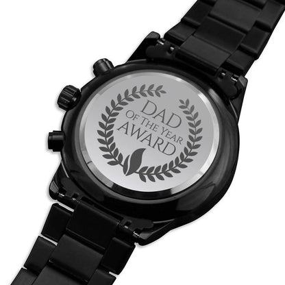 Dad of the Year Award Wrist Watch - Mallard Moon Gift Shop