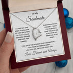 To My Soulmate - Find You Sooner - Forever Love Pendant Necklace