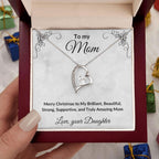 Christmas Gift for Mother Personalized Gift from Daughter or Son Forever Love Necklace