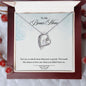 To Bonus Mom - More than a Parent Forever Love Heart Pendant Necklace - Mallard Moon Gift Shop