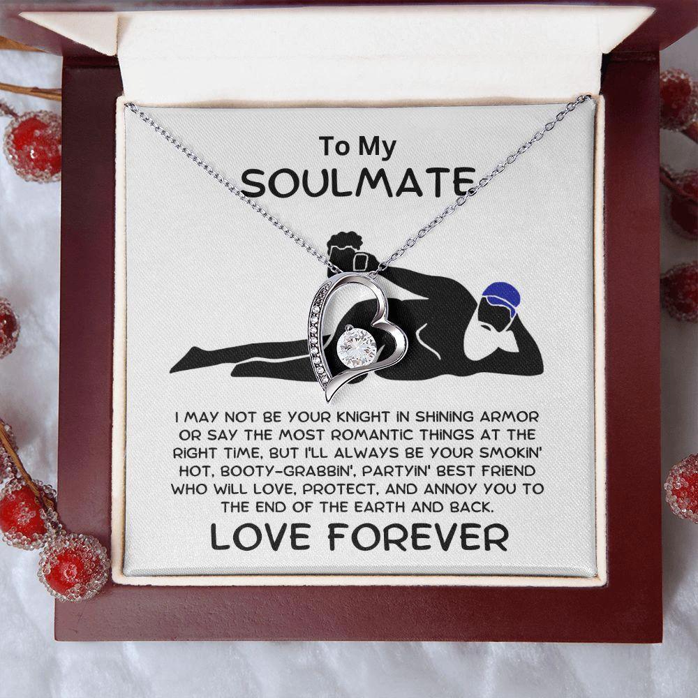 To My Soulmate - Smokin' Hot Valentine - Forever Love Pendant Necklace